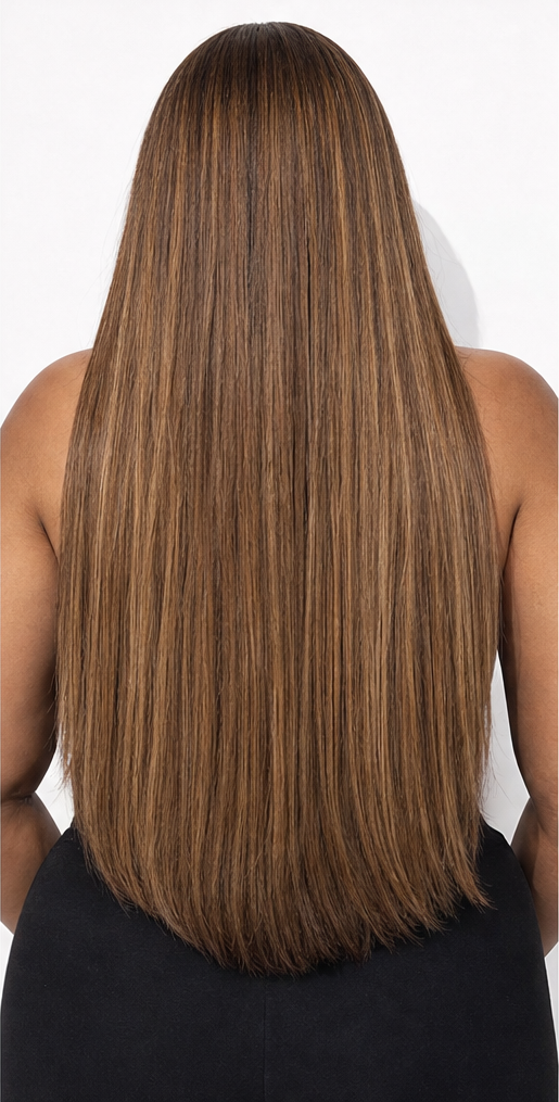 Salted Caramel worn, from behind